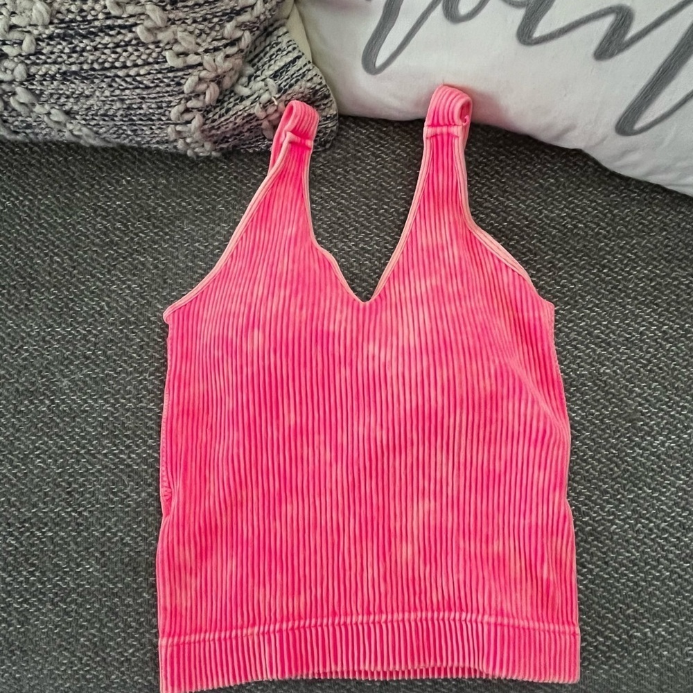 Zenana Outfitters Vibrant Pink Soft Ribbed Tank Top​​​​